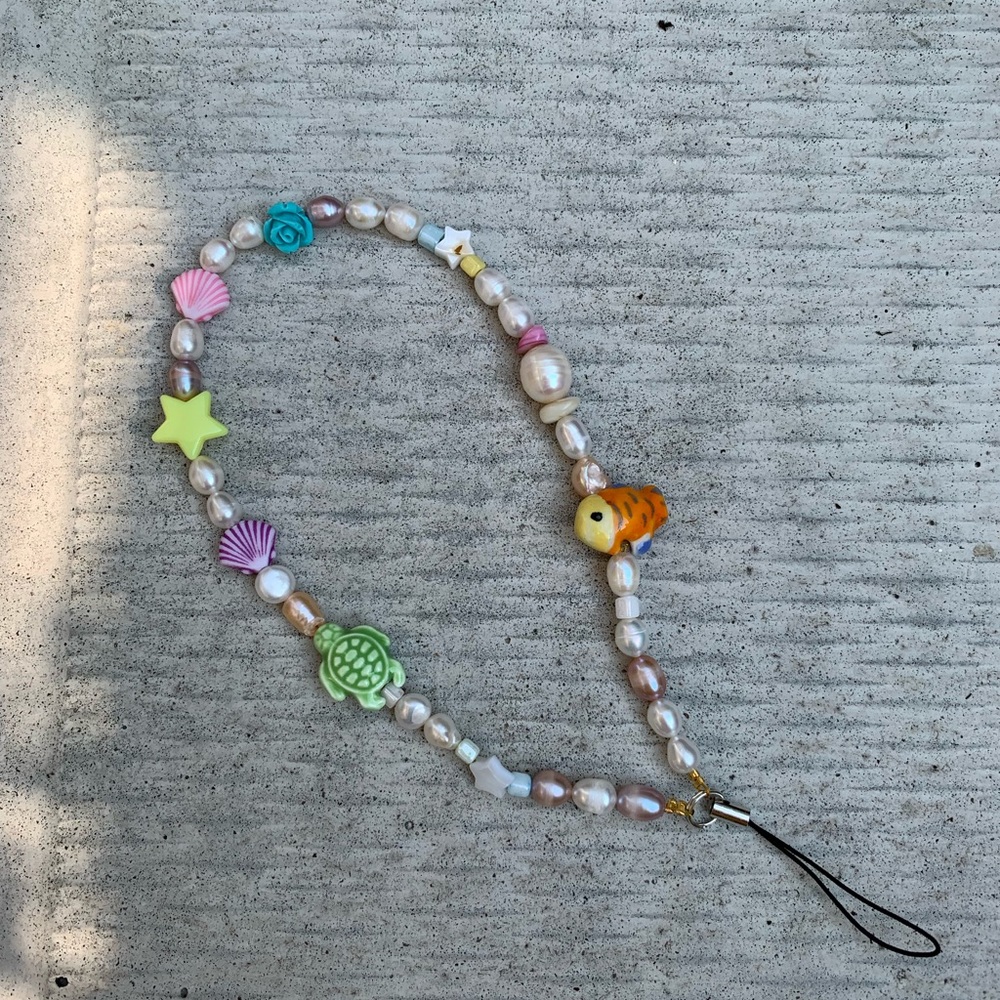 Phone string charm Phone Strap Wristlet Lanyard